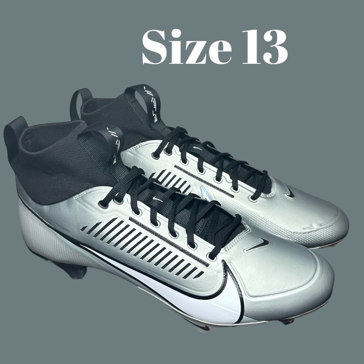 *NEW* Nike Vapor Edge Pro 360 2 \'Light Smoke Grey Black\' Men\'s FB Cleats Size 1 Amazon.com | Nike Vapor Edge Pro 360 2 Men main image 2