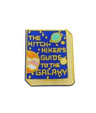 Hitchhikers Guide to the Galaxy Book Patch, Iron On/Sew On