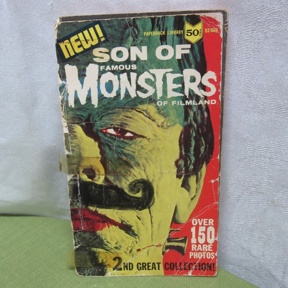 SON OF FAMOUS MONSTERS OF FILMLAND beat-up paperback Forrest J