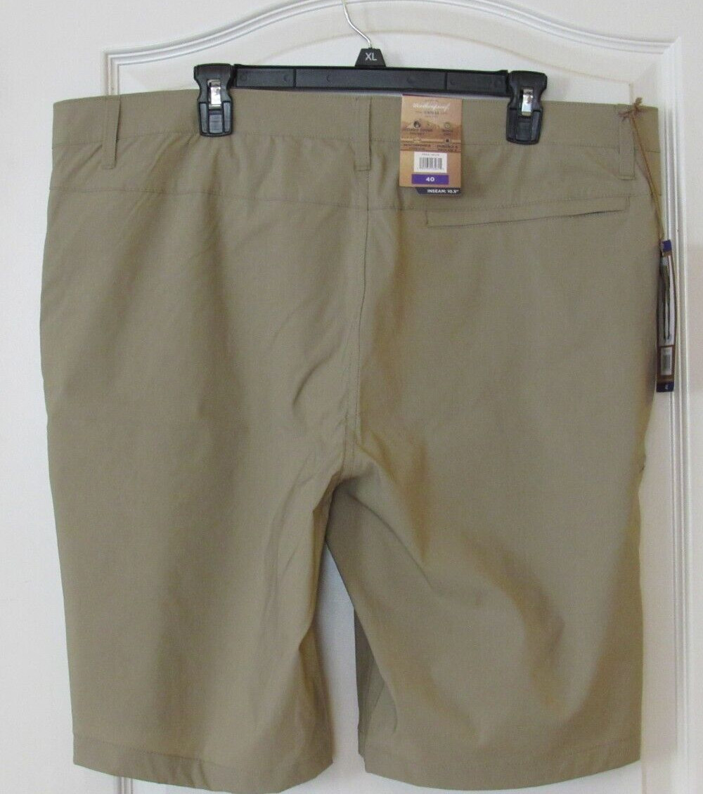 Weatherproof Vintage Performance Tech Shorts Beig… - image 2