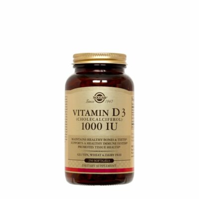 Solgar Vitamin D3 Cholecalciferol 1000 IU - 250 Softgels