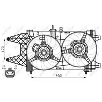 Nrf 47542 LüFter MotorlüFter MotorküHler LüFtermotor LüFterrad KüHlerlüFter