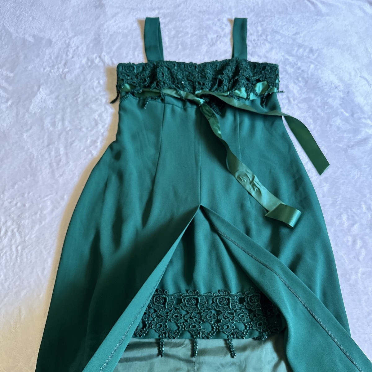 green emerald velvet dress Mika Bottle Green Satin Short-Sleeve Wrap Maxi Dress  Club L London