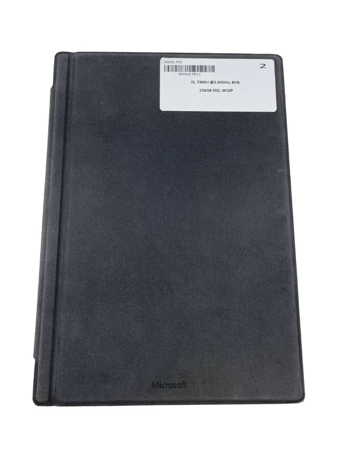 Microsoft Surface Pro 5 1796 i5 7300U 256GB 8GB 12.3" Silver, Keyboard & PSU - Image 3 of 4