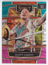 HAPPY BARON CORBIN  ( TRI COLOR WAVE PRIZM ) ( Card #51 ) 2022 WWE Panini Select
