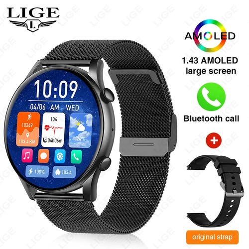 Smart Watch Woman Bluetooth Call Sport Fitness Voice Control Bracelet Full Touch - 第 21/21 張圖片