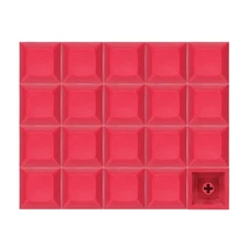 20 Pcs PBT Keycap Set DSA Mechanical Numeric Keypads for Keyboard, Red