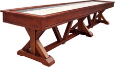Playcraft Brazos River Chestnut 14' Pro-Style Shuffleboard Table