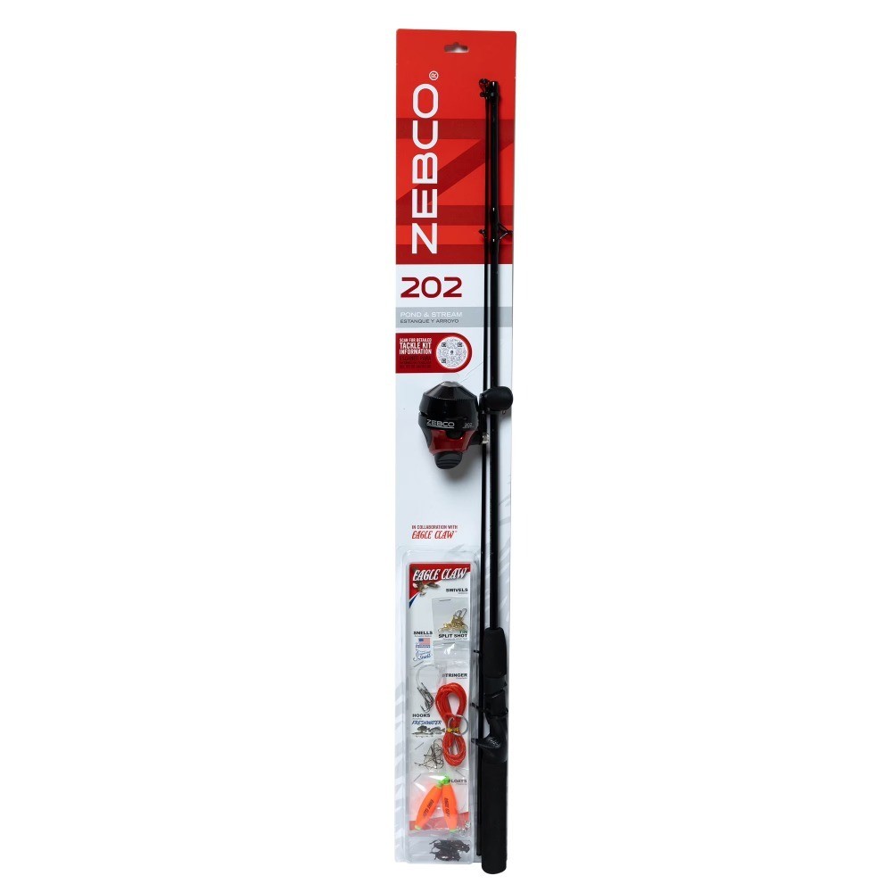 5-Foot 6-Inch Medium Light Spinning Rod and Reel Combo with Tackle