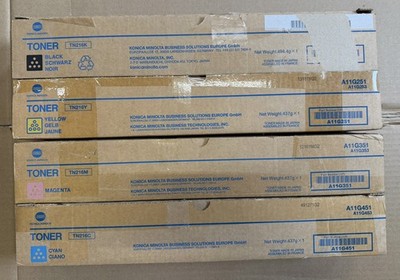 Konica Minolta, TN216K, TN216Y, TN216M, TN216C, für BizHub C220 C280