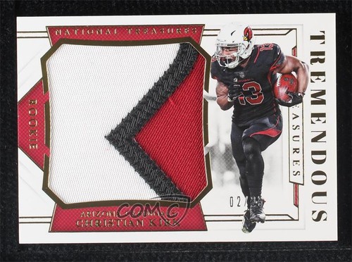 Christian Kirk [Prime] 2018 National Treasures Tremendous Rookies card