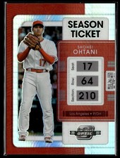 2022 Panini Chronicles Contenders Optic Hyper Shohei Ohtani /299 Los Angeles