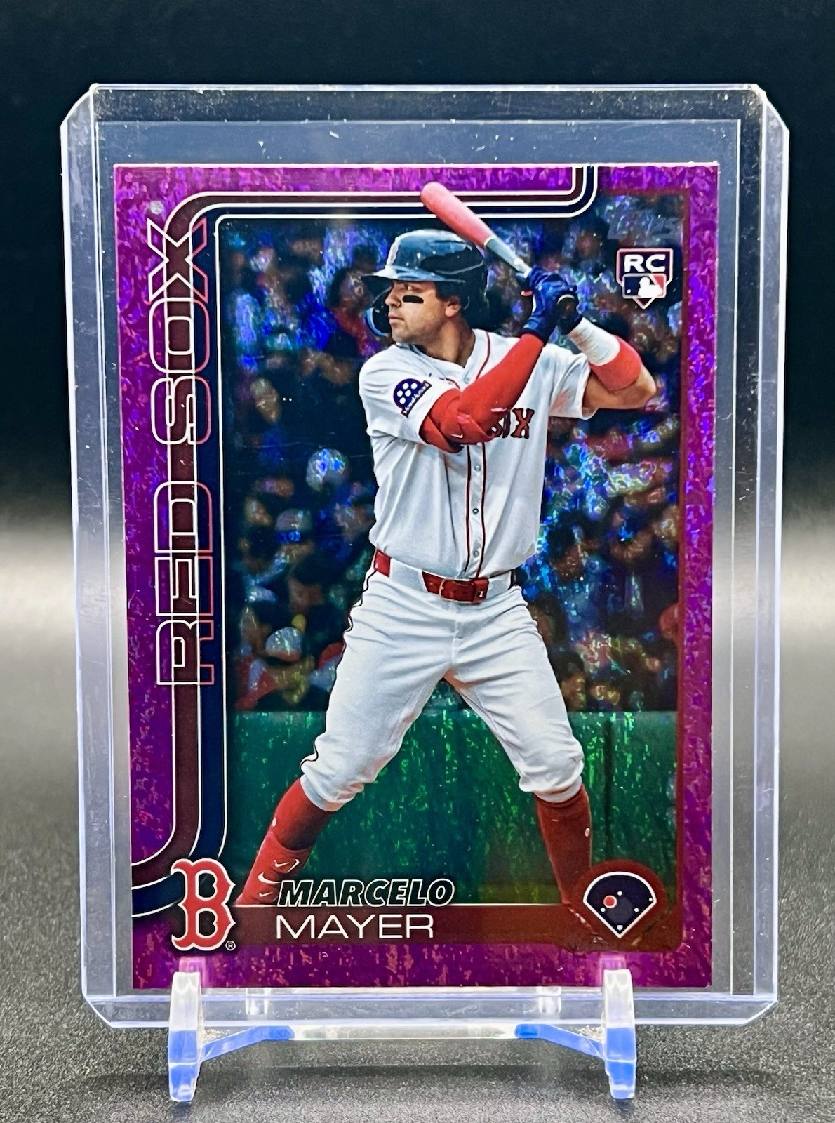 2025 Topps Update Marcelo Mayer rookie card Pink Holo Foil #US105