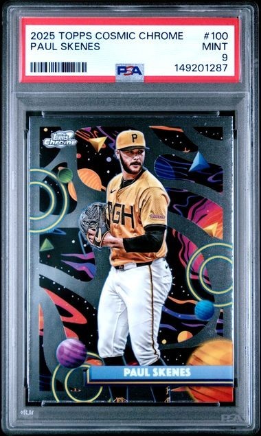 2025 Topps Cosmic Chrome - Paul Skenes #100 PSA 9