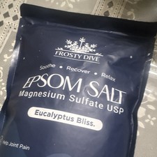 Frosty Dive Epsom Salts Magnesium Sulfate USP Eucalyptus, All Natural