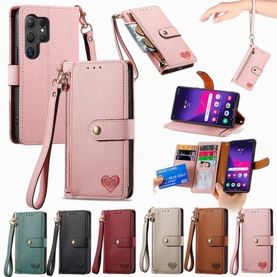 Handy Hülle Magnet Flip Book Case Cover Tasche Wallet Etui Schutzhülle RFID Klap