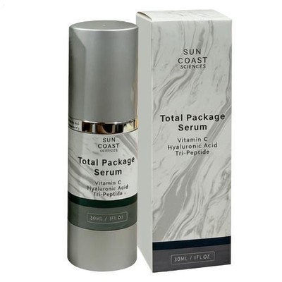 Sun Coast Science Total Package Serum, Vitamin C, Hyaluronic Acid, 1 Ounce