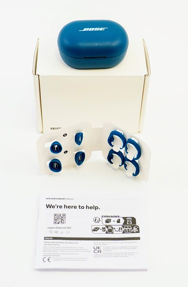 Bose QuietComfort Auricolari True Wireless Cancellazione del Rumore Blu Crepuscolare - Aperti