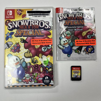 #ad Snowbros. Nick and Tom Special Nintendo Switch 2022 W Booklet $27.50