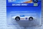 VINTAGE 1997 Hot Wheels INDIA white SECOND WIND bw #527 Speed Racer?
