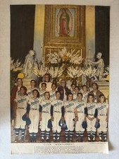 Monterrey Baseball Club 1957 Photograph on Paper Team Mexico Beisbol •Very Rare•