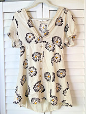 Urban Outfitters Bettie Twist- Front Daisy Floral Mini Dress Women's Size L-G