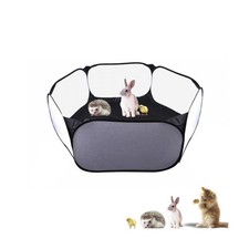 Small Animals Playpen, Portable Pop-up Open Interactive Pet Tent, Indoor Outd...