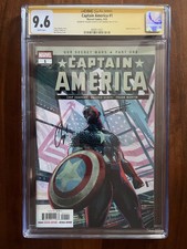 Captain America #1 CGC SS 9.6 Signed By Chip Zdarsky & Valerio Schiti ????