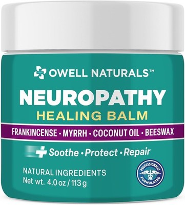 OWELL NATURALS Neuropathy Healing Balm with Frankincense & Myrrh