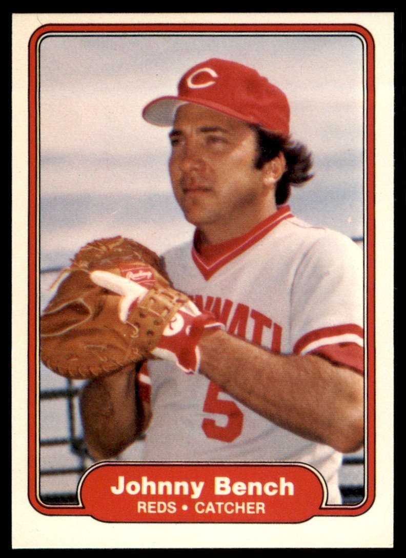 1982 Fleer #57 Johnny Bench Reds