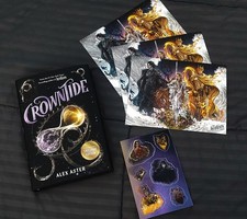 SIGNED Crowntide by Alex Aster (Barnes & Noble Exclusive) With Swag￼￼