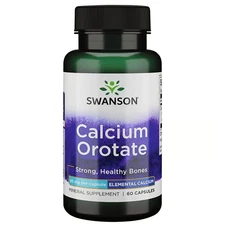 Swanson calcium orotate 85 Milligrams 60 Capsules