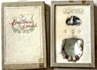 c1930 Specimen of Pearl Display Box Jewelers Sample Teaching Aid Collectible