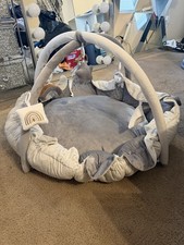 5-in-1 Thick Plush Baby Play Gym Mat Tummy Ti...