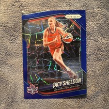 2025 WNBA Prizm Jacy Sheldon Blue Velocity Prizm Card #113