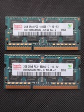 2 x Hynix 2Gb DDR3 PC3-8500S HMT325S6BFR8C-G7