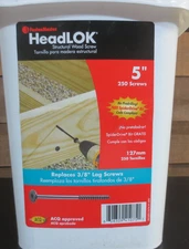 FastenMaster FMHLGM005-250 HeadLOK Heavy-Duty Flathead Fastener, 5"