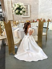 Sophia Mikado Flower Girl Dress-Size 4