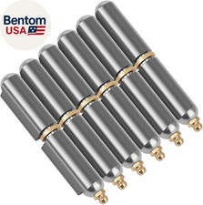 6 PCS BBQ Smoker Weld on Bullet Hinges Carbon Steel Weldable Barrel Hinges Heavy