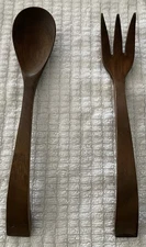 Wooden Spoon & Wooden fork- Salad Servers Set of 2: NHH-879