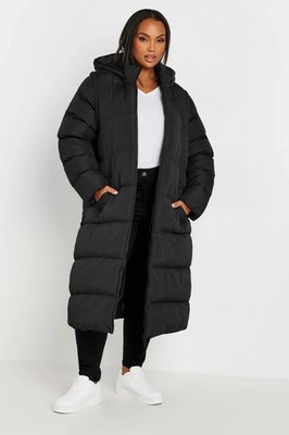 Yours Curve Women's Plus Size Padded 2-in-1 Black Puffer Coat & Gilet UK 18 BNWT