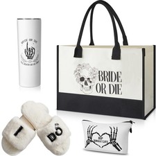 Set of 4 Bride or Die Bride tumbler to Be Gifts Bridal Shower Bachelorette Gi...