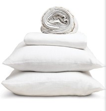 NEW! PureCare Dr. Weil Relaxed Hemp 4pc KING Set White $550!