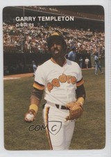 1984 Mother's Cookies San Diego Padres Stadium Giveaway Garry Templeton #8 0c4
