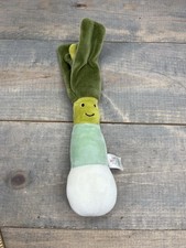 NEW Jellycat Vivacious Vegetable Leek 9" Soft Plush Veggie Food Toy Cute