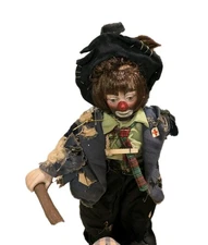 Authentic Emmett Kelly Jr. Articulated Doll Clown Weary Willie #8550 Limited Ed.