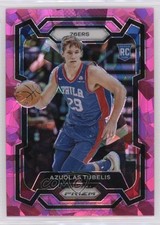 2023-24 Panini Prizm Pink Ice Prizm Azuolas Tubelis #283 0v2h