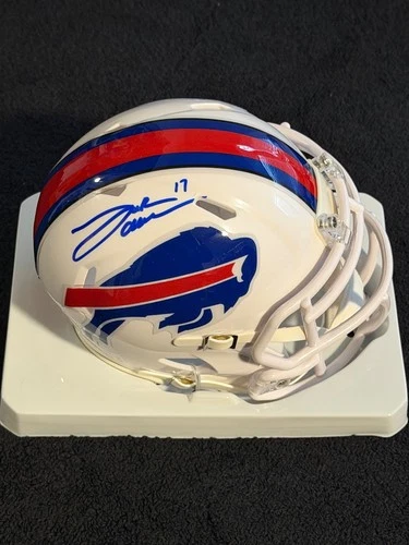 Josh Allen Signed Buffalo Bills Mini Helmet COA