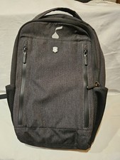 Mochila de viaje Victorinox para computadora portátil Swiss Army con logotipo Hershey gris jaspeado