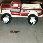 Tonka Vintage Pickup Truck Toy Red White Black Diecast